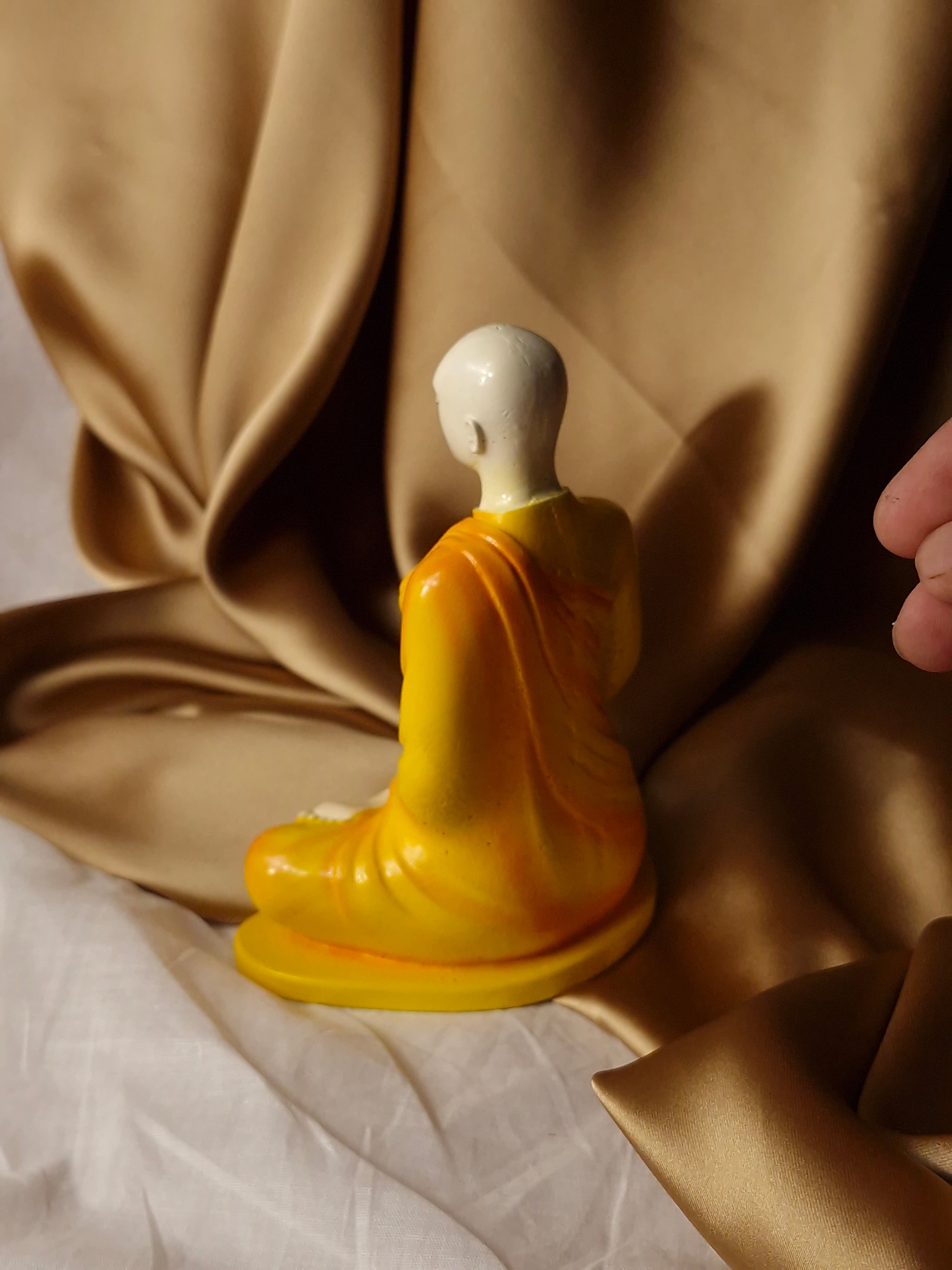 6" Serine Yashodara Theraniya Statue - Peaceful Spiritual Decor
