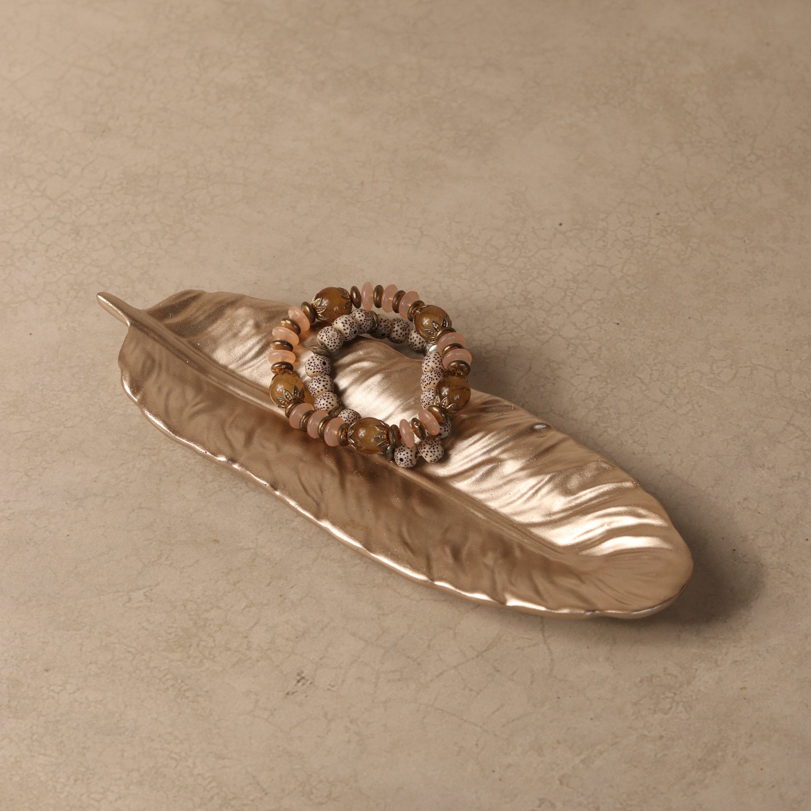 Feather Tray - Stunning Leaf Trinket Tray