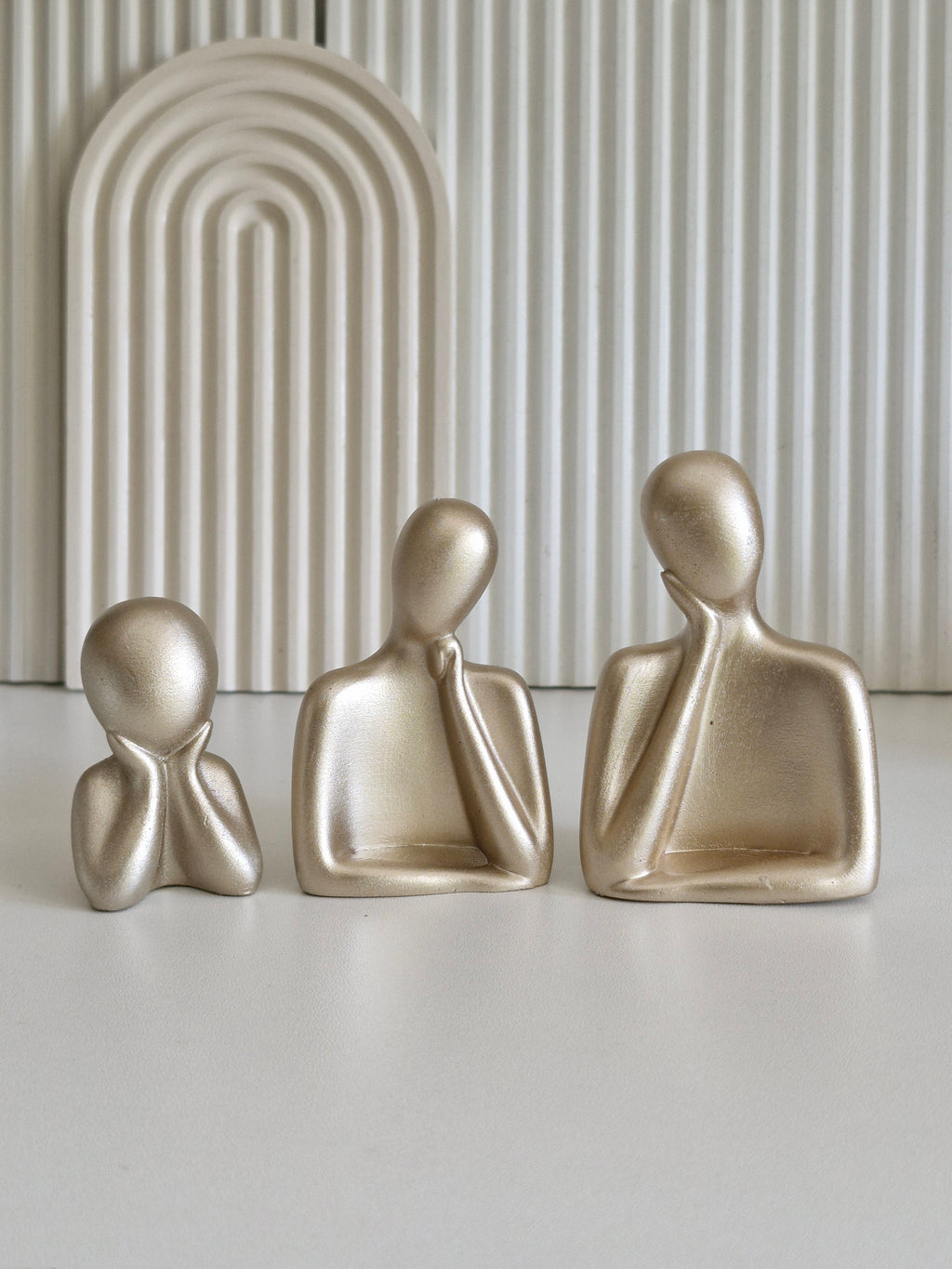 Cute thinking Family of 3 | Stunning Abstract figures