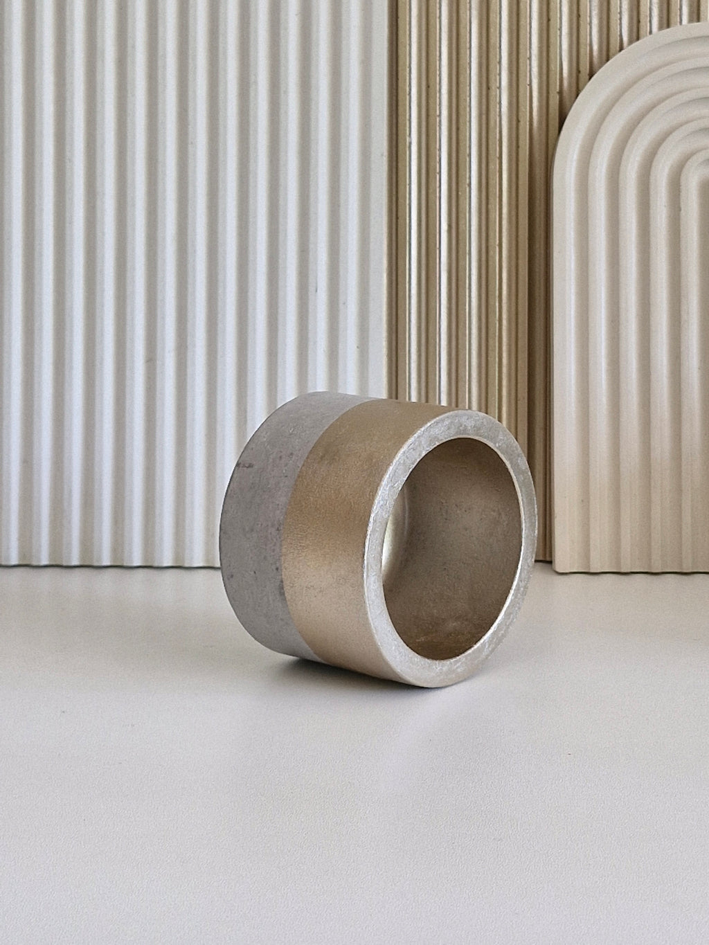 Straight Edge Short Pot - Candle Pot