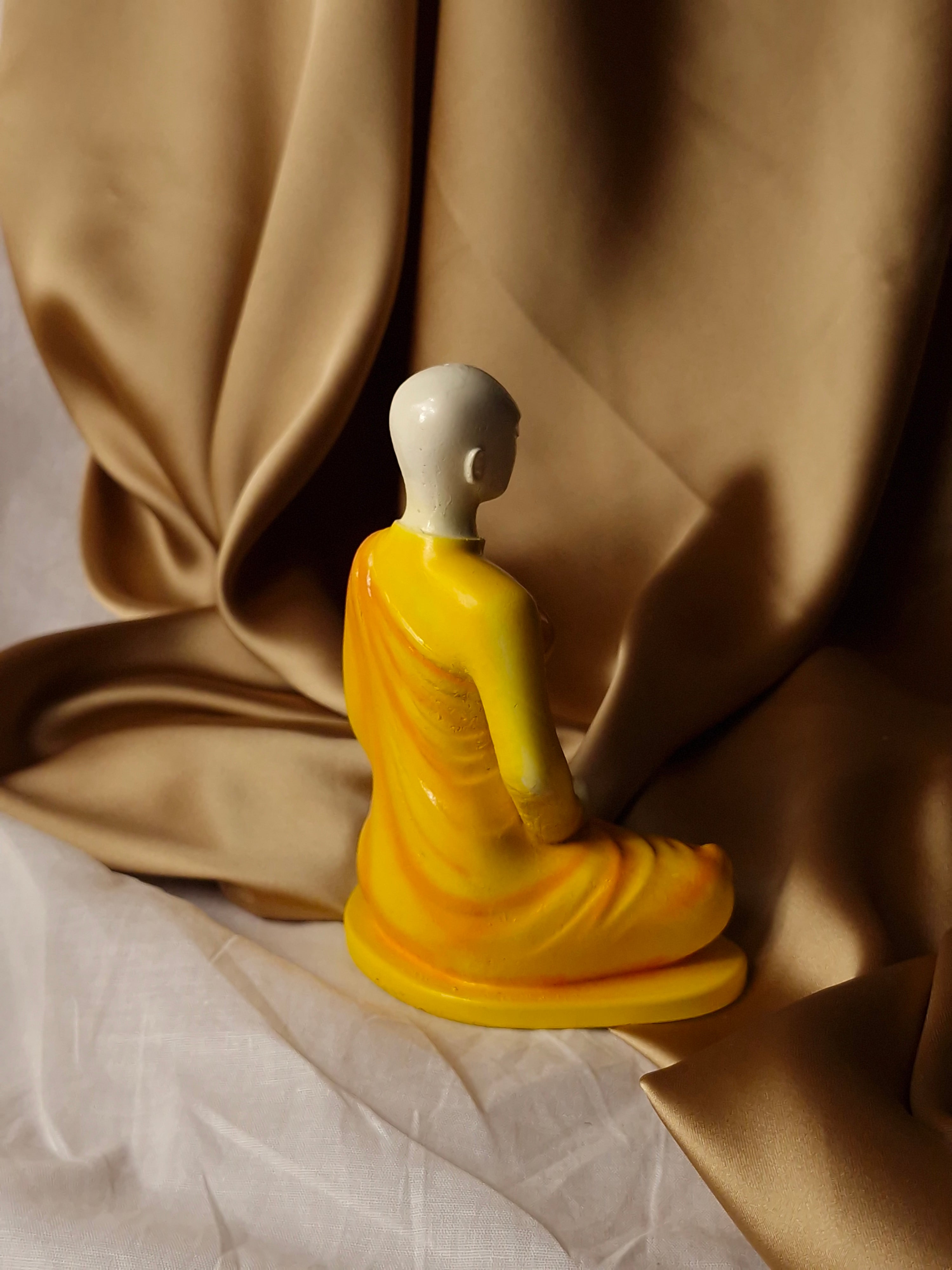6" Serine Yashodara Theraniya Statue - Peaceful Spiritual Decor