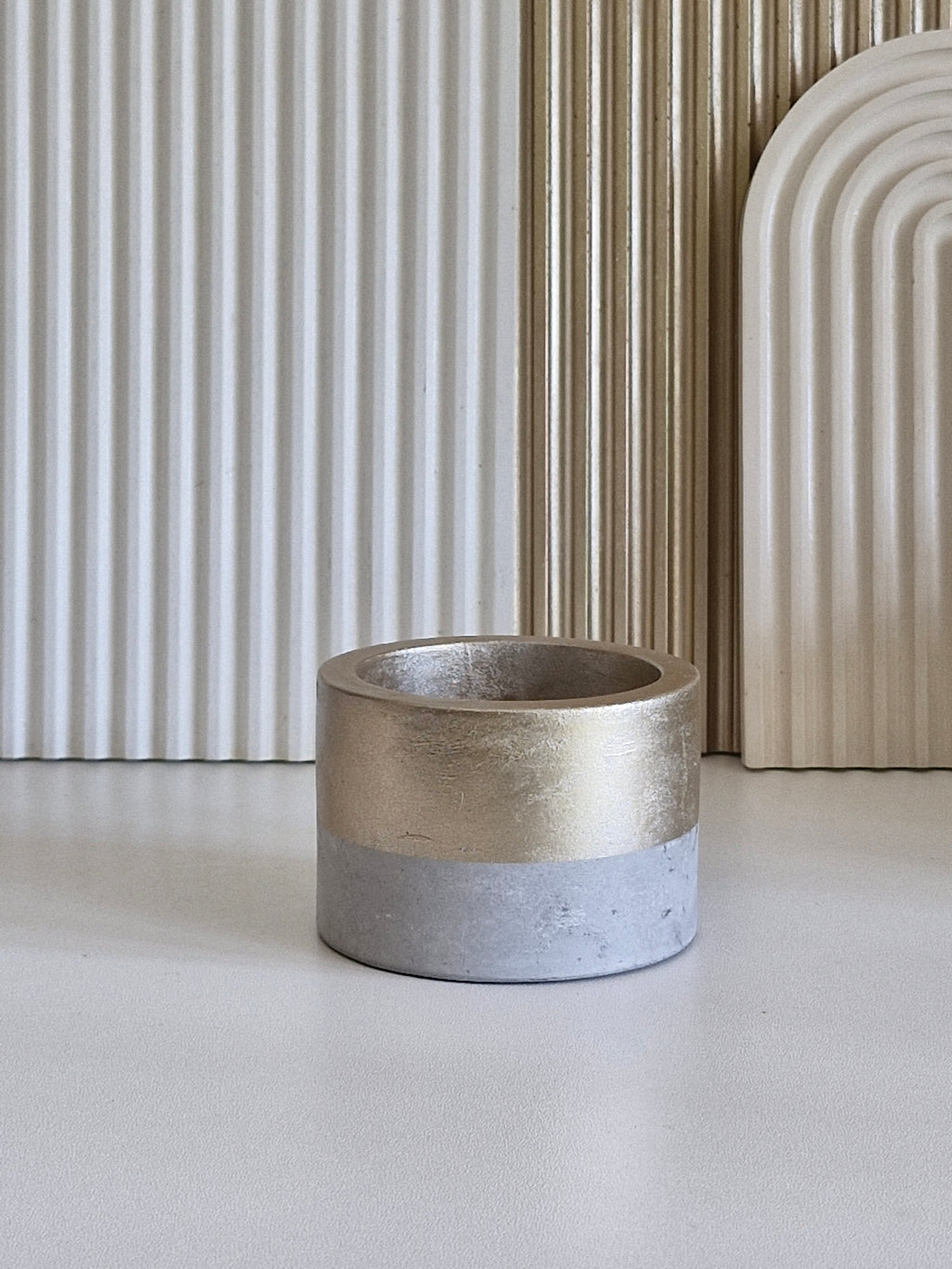 Straight Edge Short Pot - Candle Pot