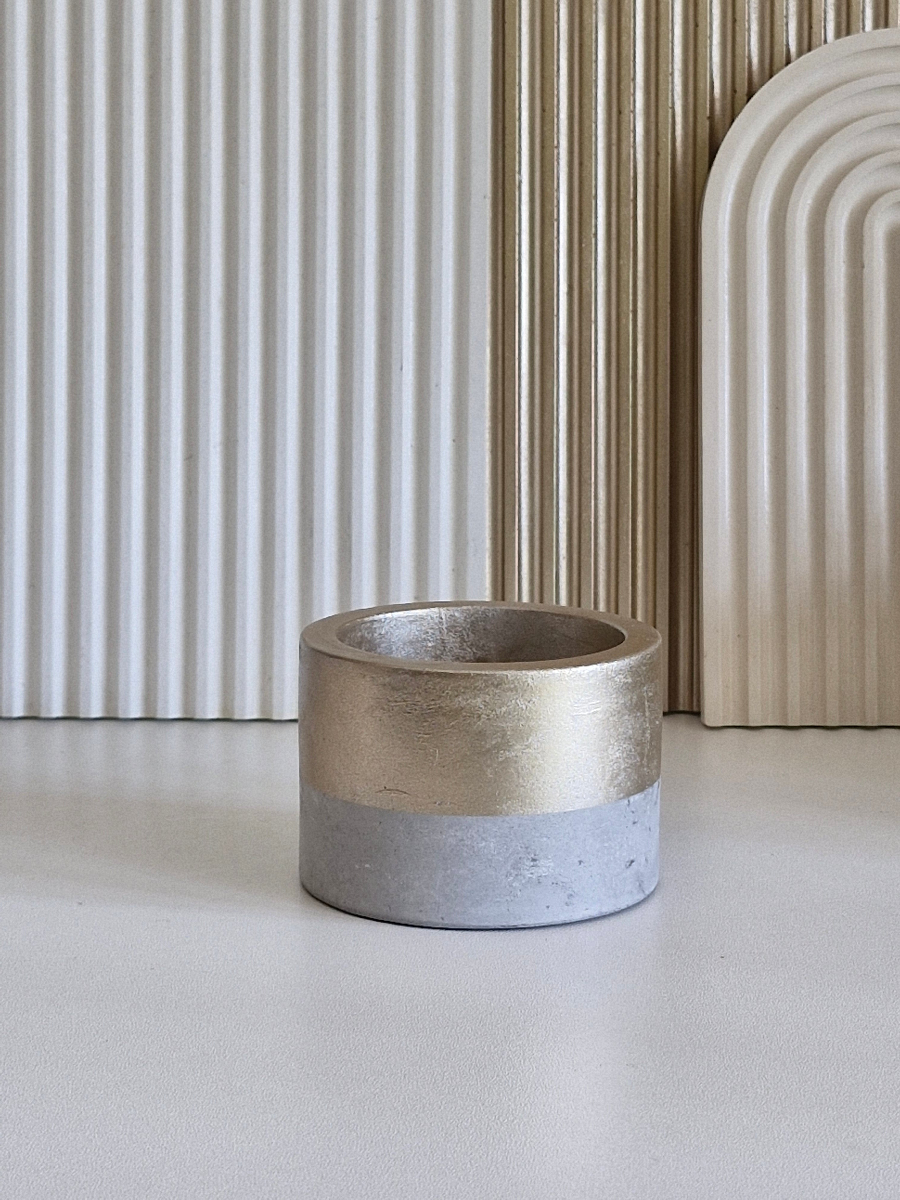 Straight Edge Short Pot - Candle Pot